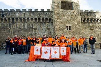 Gasteizko Herri Harresiaren agerraldia. (Raul BOGAJO/ARGAZKI PRESS)