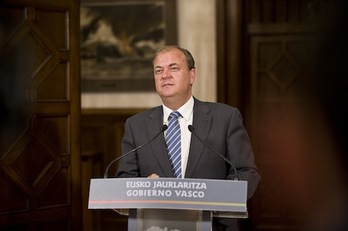 El presidente extremeño, José Antonio Monago, durante una visita a Lehendakaritza. (FLICKR IREKIA)