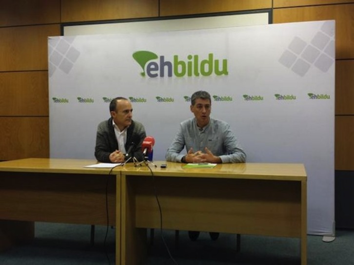 Juaristi y Matute, en su comparecencia. (@alternatiba)