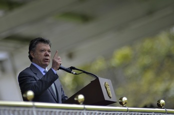 Santos este pasado viernes. (Guillermo LEGARIA / AFP)