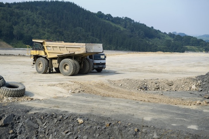 Terrenos de Zubieta donde se planea construir la incineradora. (Juan Carlos RUIZ/ARGAZKI PRESS)