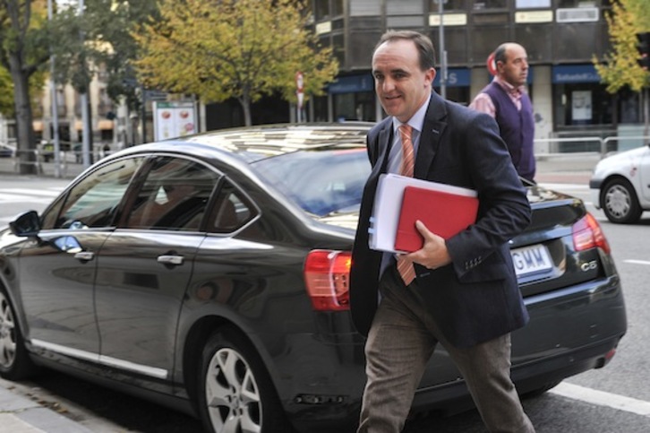 José Javier Esparza, candidato a suceder a Barcina como cabeza de lista de UPN. (Idoia ZABALETA/ARGAZKI PRESS)