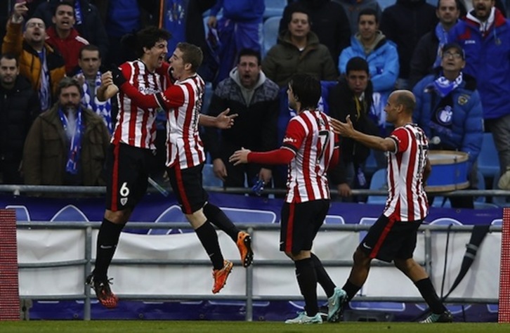 Celebración del gol de San José. (ATHLETIC-CLUB.NET)