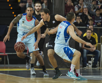 Bilbao Basket-ek garaipen garrantzitsua lortu du. (Monika DEL VALLE / ARGAZKI PRESS)