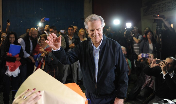 Tabaré Vázquez, en una imagen de archivo. (Miguel ROJO / AFP)