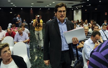 Javier Zabaleta se ha visto obligado a arrojar la toalla. (Jagoa MANTEROLA / ARGAZKI PRESS)