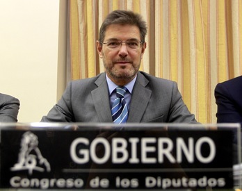 Rafael Catalá, ministro de Justicia, en una comparecencia anterior (J. DANAE/ARGAZKI PRESS)
