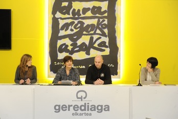 Aurtengo azokaren balorazioa eskeini du Gerediaga Elkarteak. (ARGAZKI PRESS)