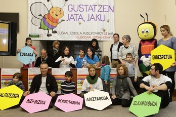Presentación de la fiesta de la Escuela Pública Vasca. (ARGAZKI PRESS)