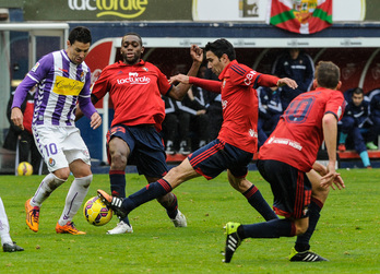 Nekounamek egin du lehen gola. (Jagoba MANTEROLA / ARGAZKI PRESS)