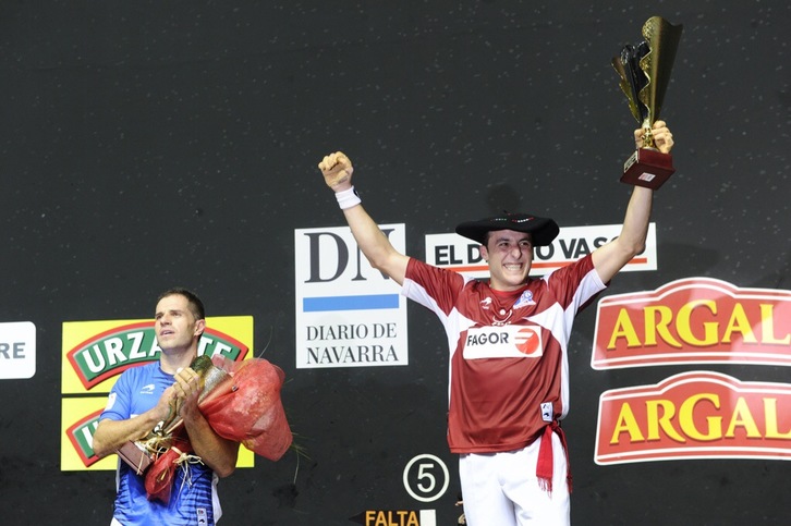 Irujo txapelarekin. (ARGAZKI PRESS)