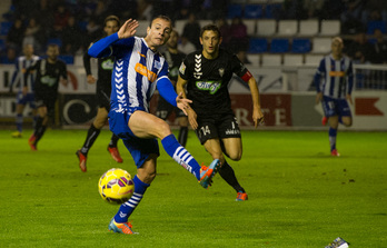 El Alavés se ha impuesto al Albacete (Raul BOGAJO / ARGAZKI PRESS)