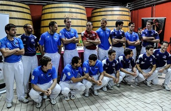 2015eko Binakako Txapelketaren aurkezpena, Erriberrin. (Jagoba MANTEROLA/ARGAZKI PRESS)