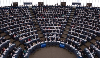 Imagen del pleno de la Eurocámara. (Frederick FLORIN/AFP) 