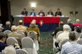 Asamblea general extraordinaria de Osasuna. (Iñigo URIZ/ARGAZKI PRESS)