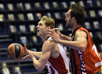 Un lance del encuentro disputado en Belgrado. (Andrej ISAKOVIC/AFP PHOTO)