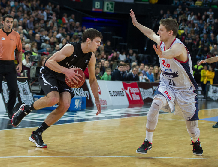 Bilbao Basket se ha impuesto en Miribilla. (Monika DEL VALLE / ARGAZKI PRESS)