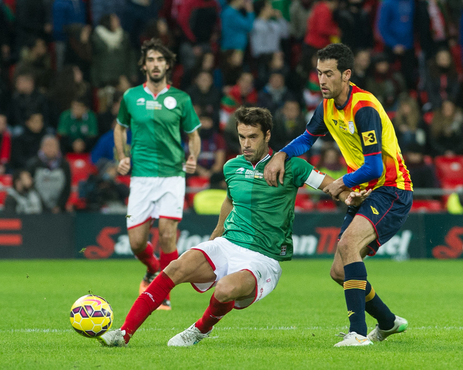 Xabi Prieto izan da kapitaina. (Monika DEL VALLE / ARGAZKI PRESS)
