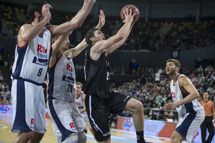 Dejan Todorovic, Bilbao Basketen azken partidan. (Monika DEL VALLE / ARGAZKI PRESS)