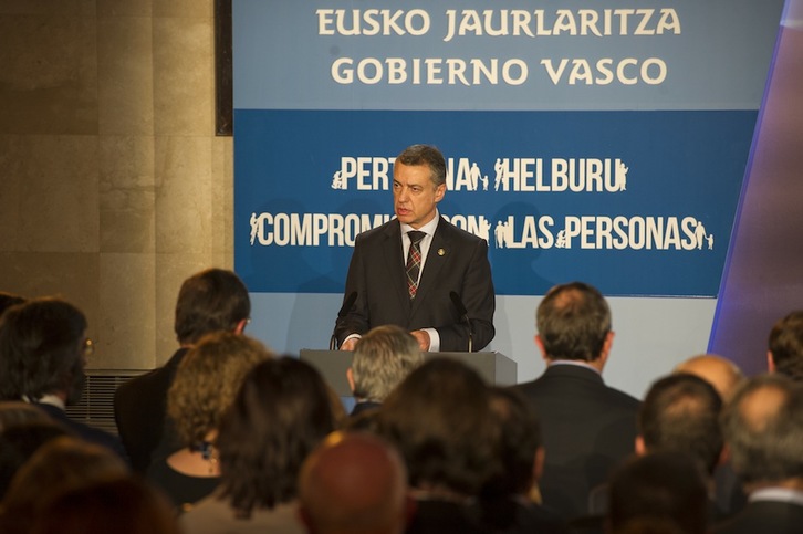 Iñigo Urkullu, en una comparecencia anterior. (Juanan RUIZ / ARGAZKI PRESS)