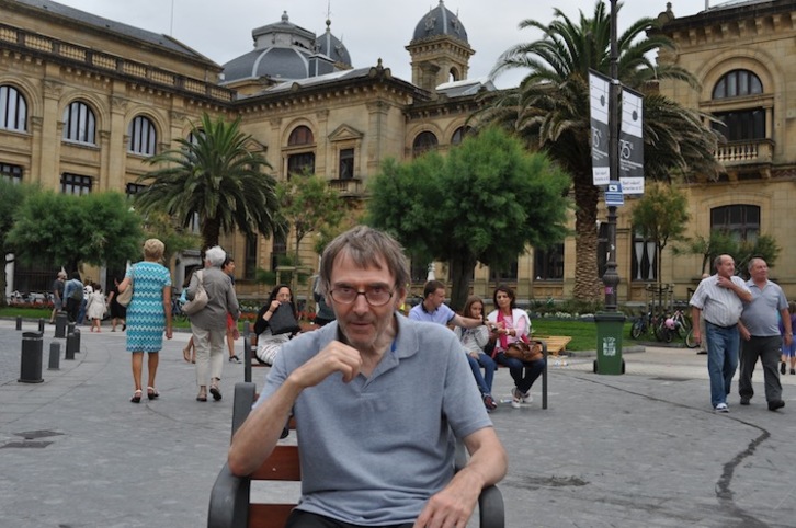 Didier Rouget, el pasado verano en Donostia. (NAIZ) 