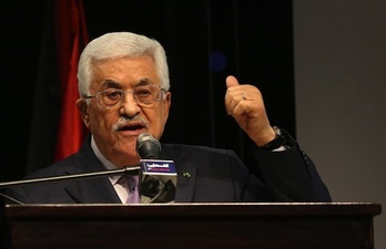 El presidente palestino, Mahmud Abbas. (Abbas MOMANI/AFP PHOTO)