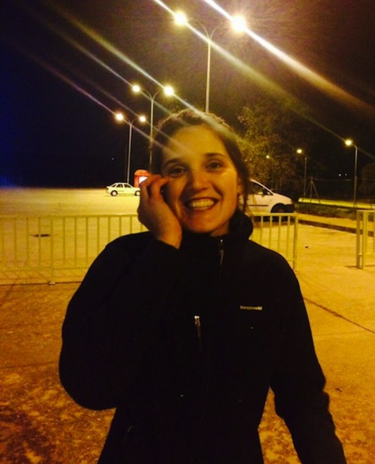 Jone Lozano, gaur gauean aske. (@probatxoa)