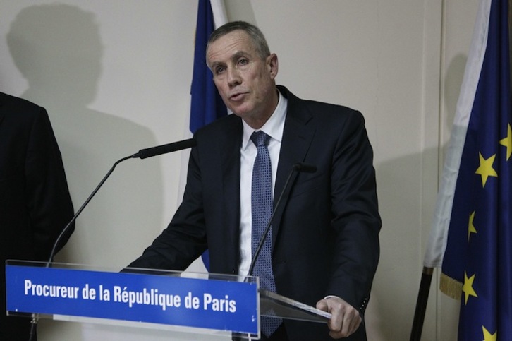 François Molins, fiscal general de París. (Matthieu ALEXANDRE / AFP)