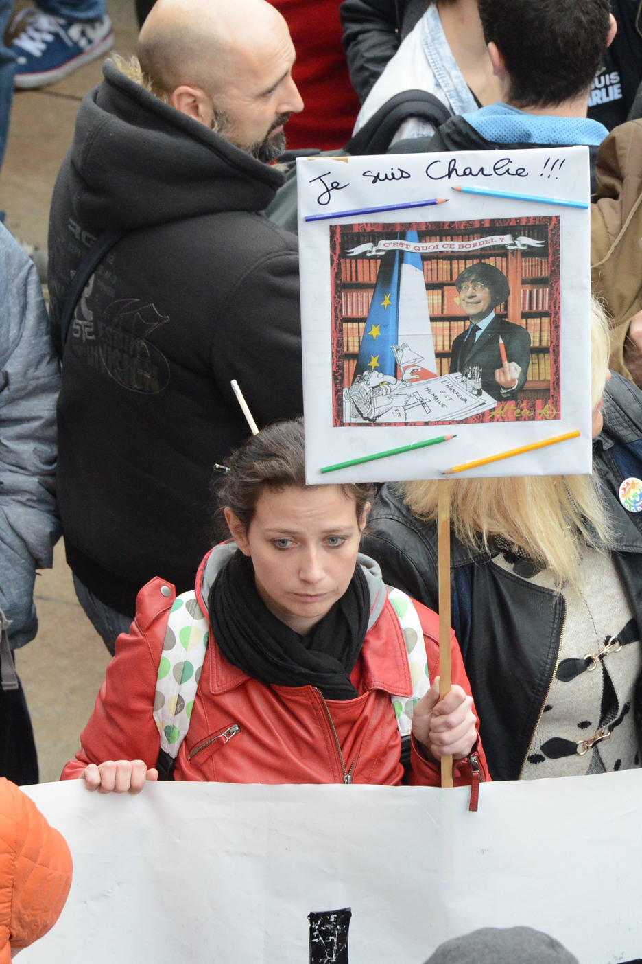 Les manifestants arboraient des pancartes (Sylvains Sencristo)