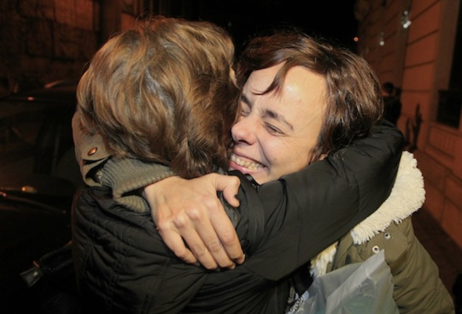 Amaia Izko, tras abandonar la AN. (J. DANAE/ARGAZKI PRESS)