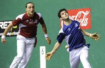Altuna e Irujo, frente a frente la pasada semana. (Jagoba MANTEROLA / ARGAZKI PRESS)
