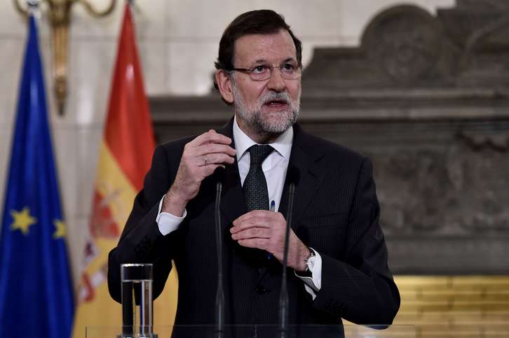 Comparecencia de Rajoy en su visita a Grecia de esta semana. (Aris MESSINIS / AFP)