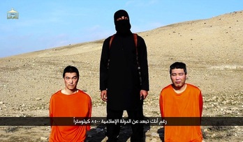 Captura del vídeo difundido por el Estado Islámico. (AFP PHOTO)