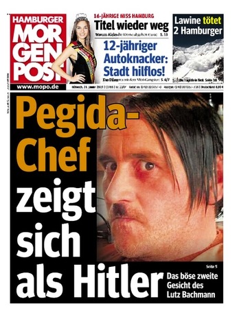 Portada del ‘Hamburger Morgenpost’ con la foto de Bachmann. 