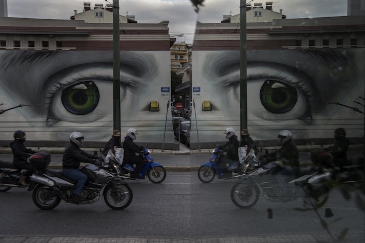 Grecia dibuja este domingo su futuro. (Clemente BERNAD)