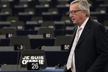 Jean Claude Juncker, presidente de la Comisión Europea. (Frederick FLORIN / AFP)