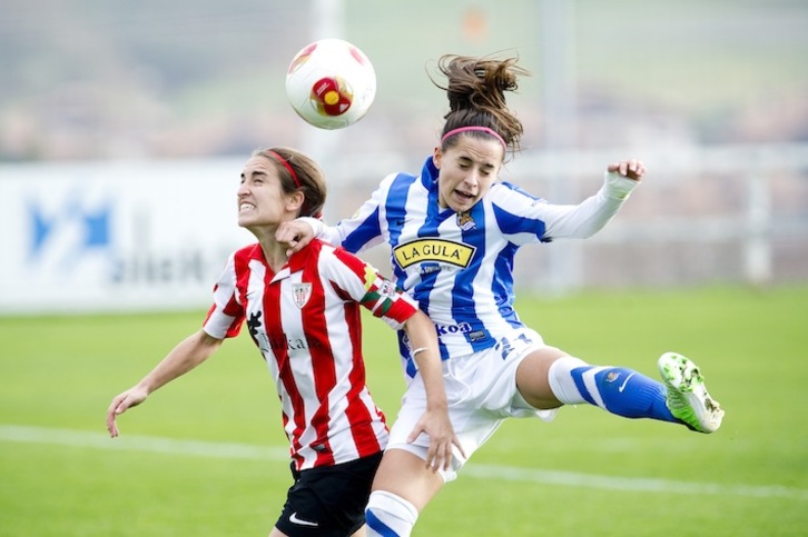 El Real-Athletic de la pasada temporada en Zubieta. (Juan Carlos RUIZ / ARGAZKI PRESS)
