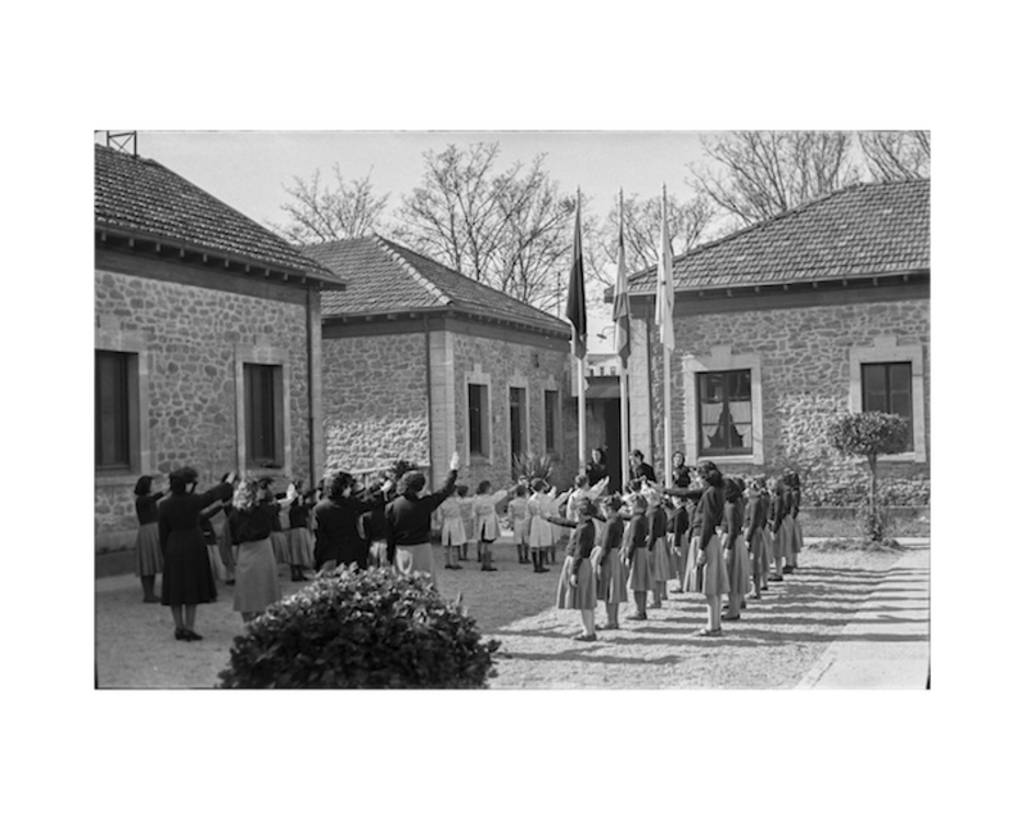 Tuberkulosia prebenitzeko Judimendiko egoitza, 1949an. (Mª Karmen MITXELENA)