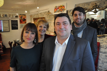Julie Bergara, Jean Henri Aguerretche, Danielle Marsaguet et Baptiste Maurin défendront le bilan de la majorité départementale. (Goizeder TABERNA) 