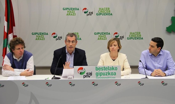 El PNV presentó el pasado viernes su propuesta para la gestión de residuos en Gipuzkoa. (NAIZ)