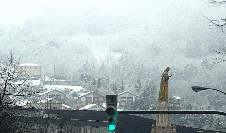 Buenavistako etxeak, Jesusen Bihotzatik ikusita. (ARGAZKI PRESS)