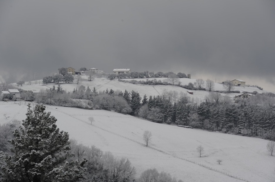 Itziar inguruan hartutako irudia. (Gorka RUBIO/ARGAZKI PRESS)