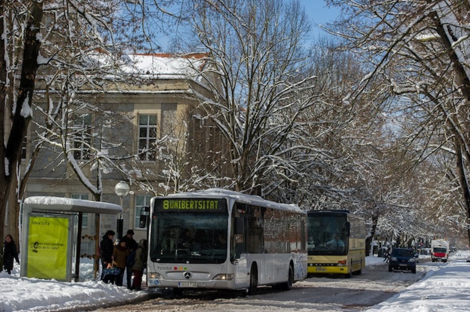 La zona de las universidades ofrece esta bonita estampa. (Juanan RUIZ/ARGAZKI PRESS)