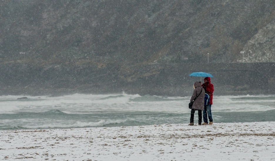 Zurriolako hondartza, Donostian. (Gorka RUBIO/ARGAZKI PRESS)