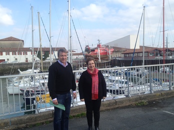 Jean-Marc Olaizola et Dominique Duguet présente un candidature sans étiquette (Photo : Argitxu Dufau)