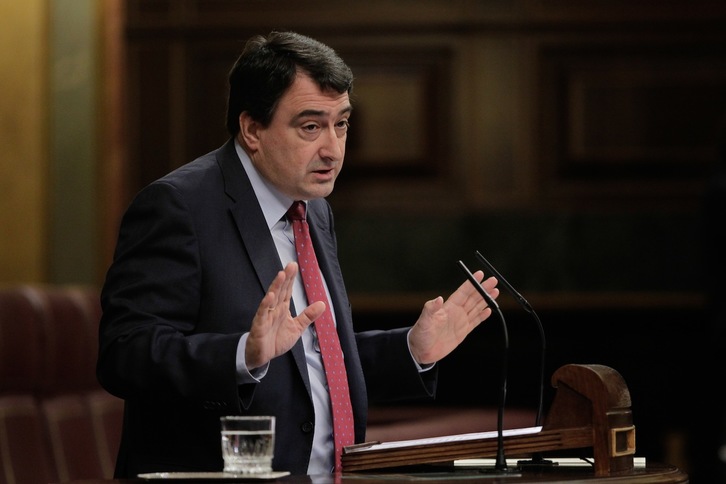 Aitor Esteban, en una comparecencia anterior en el Congreso español. (J. DANAE / ARGAZKI PRESS)