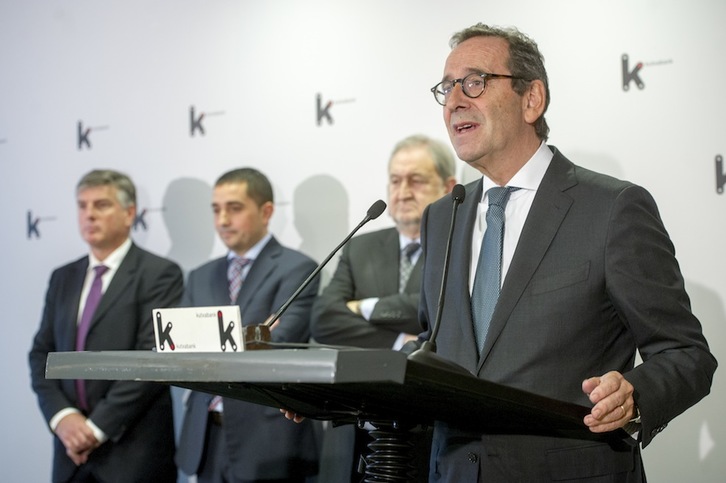 Gregorio Villalabeitia, el día de su presentación como nuevo presidente. (Marisol RAMIREZ / ARGAZKI PRESS)