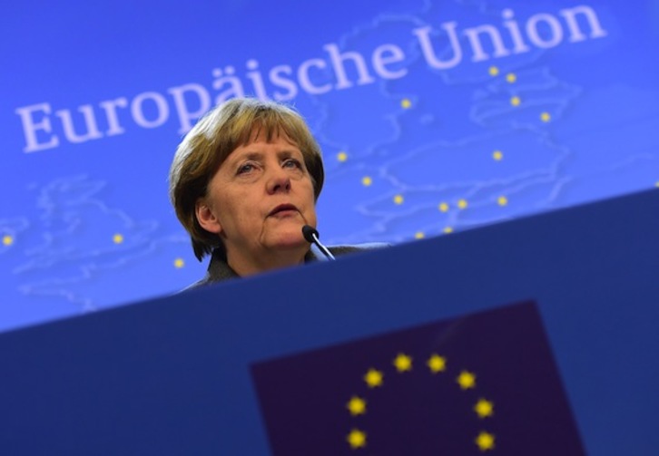 La canciller alemana, Angela Merkel. (Emmanuel DUNAND/AFP PHOTO)