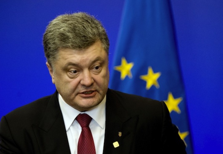 El presidente de Ucrania, Petro Poroshenko. (Alain JOCARD/AFP PHOTO)