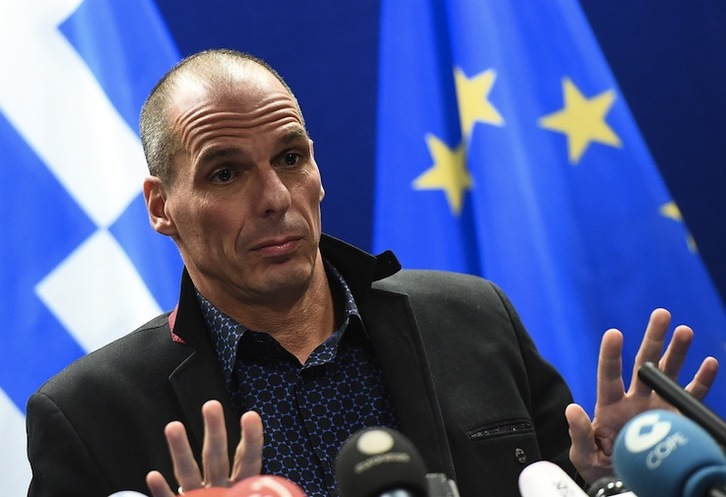 El ministro griego de Finanzas, Yanis Varoufakis. (Emmanuel DUNAND / AFP)